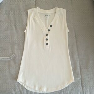 Loft Tank Top XS Cream